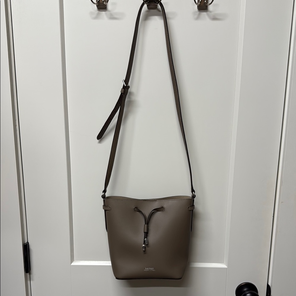 Ralph Lauren Brown Crossbody Bag with Minimalist Design